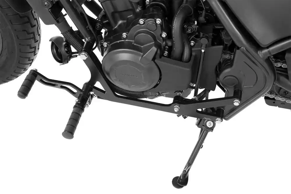 Sistema poggiapiedi 23 cm premontato per Honda CMX 500 Rebel PC56 ABE Prezzo Di Fabbrica