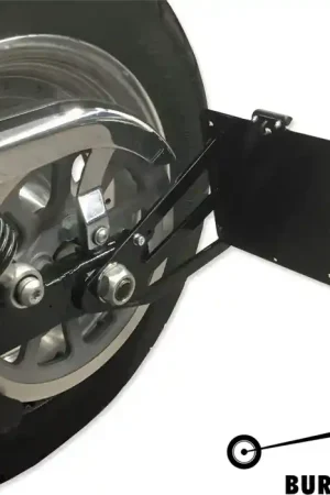 Offerta Portatarga laterale per Harley Davidson Street Bob con asse 19 mm TÜV