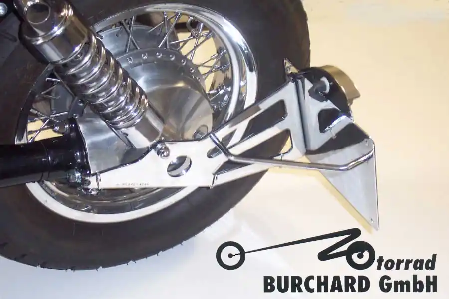 Portatarga laterale Suzuki VS 600 - 750 - 800 - 1400 Intruder TÜV Compra Adesso