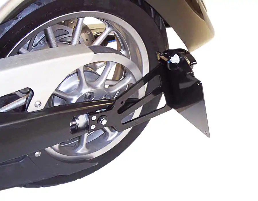 Ultimissimo Modello Portatarga laterale per Yamaha XV 1900 A Midnight Star TÜV