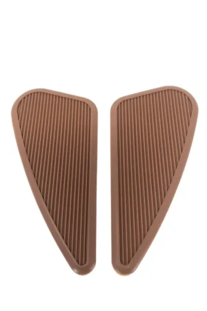 Ultime Pezzi Ginocchiera Highway Hawk per serbatoio 1 Set (2 pezzi) - 190mm x 90mm marrone
