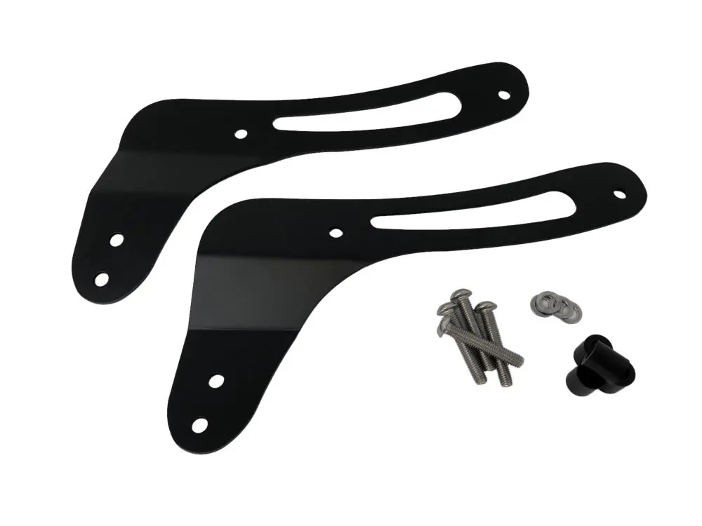 Ultime Pezzi Supporti sissy bar Highway Hawk neri per Victory HIGH-BALL '11 > up VEGAS '07 > up,VEGAS 8-BALL '07 > up 527-1046B/2046B/4046B/6047B