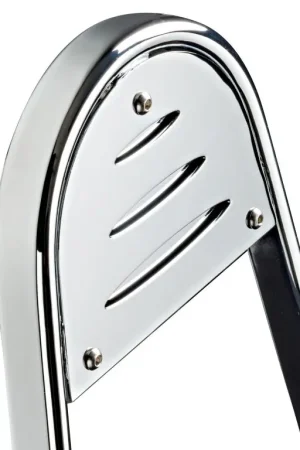 Affare Piastra di copertura Highway Hawk "comfort slotted" cromata per sissybar "comfort"