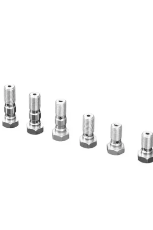 Vite doppia cava Highway Hawk M10x1.00 argento (1 pezzo) Consegna Rapida