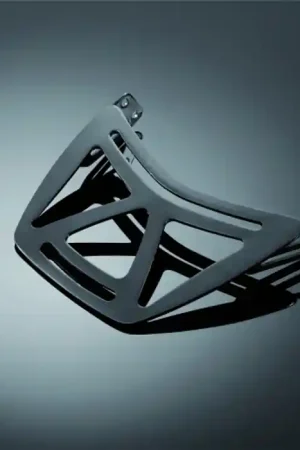 Ultimissimo Modello Portapacchi Highway Hawk XL per Highway Hawk Sissy Bar nero