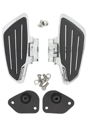 Pedane pilota Highway Hawk "New Tech Glide" Chrome per Honda VT 750 ACE C2 con ABE Occasione