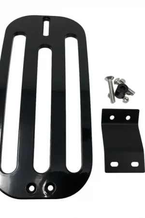 A Buon Prezzo Highway Hawk Portapacchi Solo Rack "Billet" Glossy Black - Completo di staffe per Suzuki VL800 Volusia/ C800