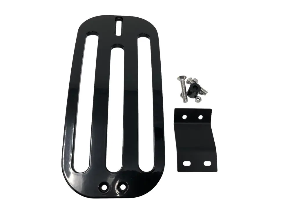A Buon Prezzo Highway Hawk Portapacchi Solo Rack "Billet" Glossy Black - Completo di staffe per Suzuki VL800 Volusia/ C800