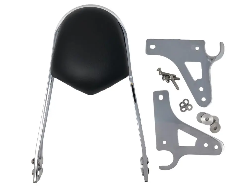 Sconto Highway Hawk Sissy Bar "Wide" per Honda VT 1100 ACE C2 - Altezza dal parafango circa 400 mm in cromo - completo di staffe