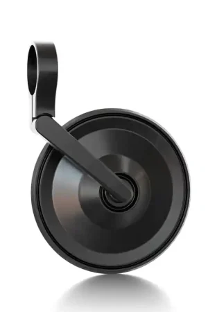 Affare HIGHSIDER Specchio intelligente per manubrio Circula-S nero corto (1pz)
