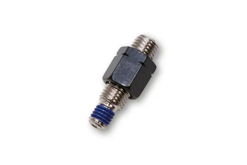 Adattatore per specchi con bullone filettato a sinistra M10 x 1,25 mm, adatto a tutti gli specchi con filettatura M8 nello stelo. Professionale