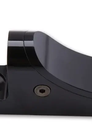 Adattatore universale con coperchio, 60 mm corto, interasse fori 20-42 mm, per specchi carenati - vedi descrizione, anodizzato nero, set Offerta Limitata
