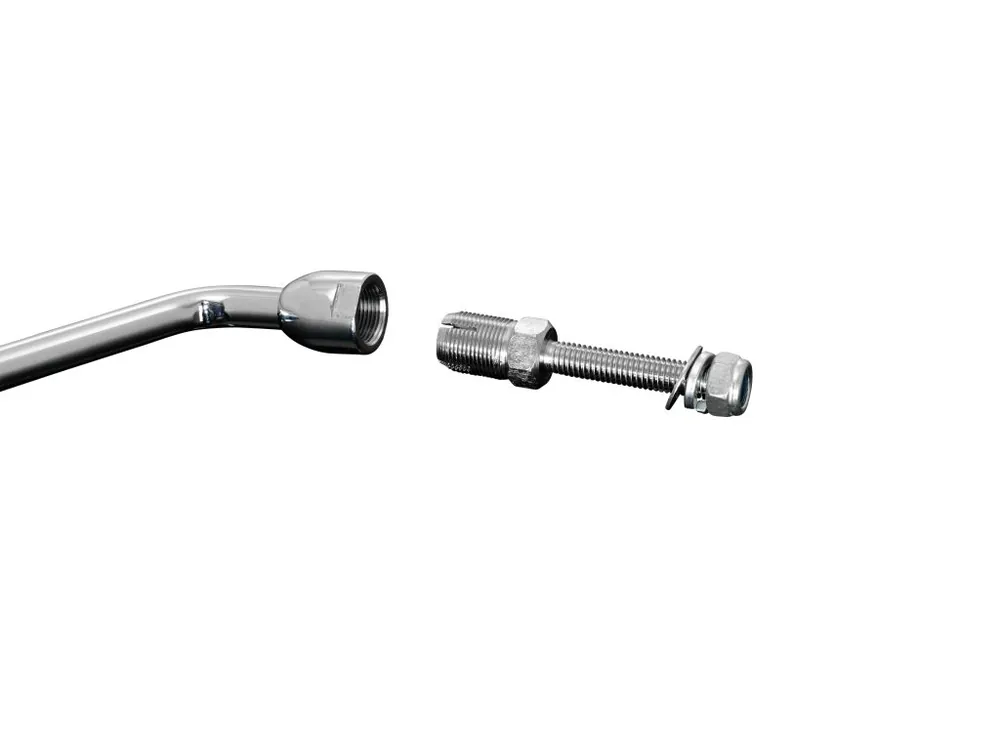 Adattatore per specchietto moto Highway Hawk cromato - Per braccio specchietto/specchietto con diametro 10mm adatto a Harley-Davidson (1pz)Adattatore per specchietto moto cromatoper braccio specchietto/specchietto con diametro 10mmada Consegna Rapida