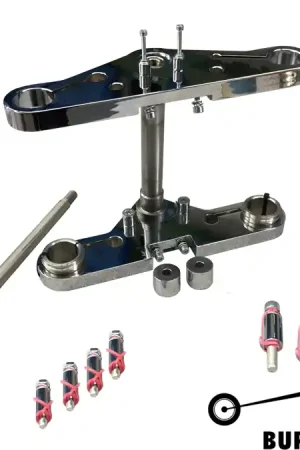 A Buon Prezzo Set ponte forcella 5° 250 mm di larghezza per Yamaha XV 750 - 1000 - 1100 Virago con TÜV