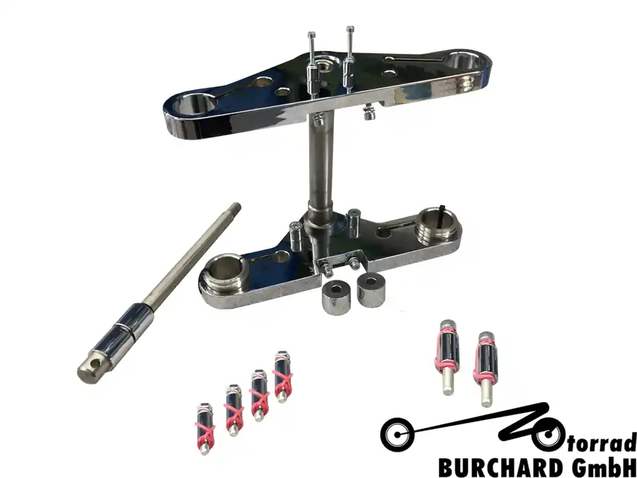 A Buon Prezzo Set ponte forcella 5° 250 mm di larghezza per Yamaha XV 750 - 1000 - 1100 Virago con TÜV