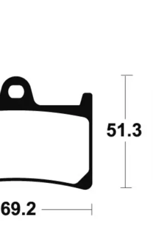 Spedizione Espresso Pastiglie freno TECNIUM Professional Racing in metallo sinterizzato - MSR134