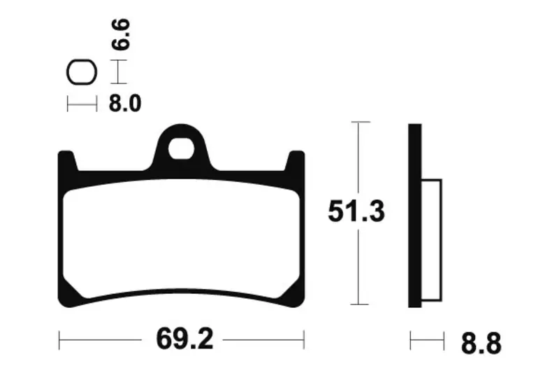 Spedizione Espresso Pastiglie freno TECNIUM Professional Racing in metallo sinterizzato - MSR134