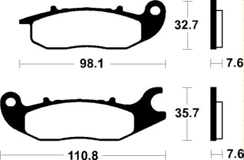 Direttamente Dal Produttore Pastiglie freno organiche per scooter TECNIUM - ME297