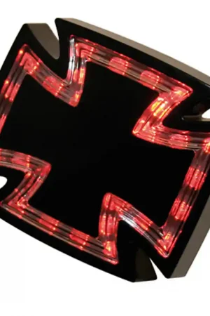 A Buon Prezzo Fanale posteriore HIGHSIDER LED GOTHIC, nero, lente in vetro trasparente, marchio E.