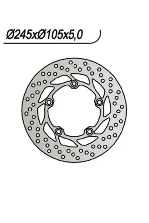 Compra Oggi Stesso NG 784 Disco Freno YAMAHA FZ6 Fazer, Abs, S2 (RJ07/RJ14) 600 CC 04/08