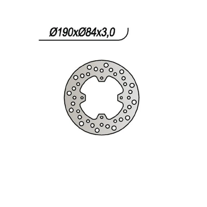 NG 757 Disco Freno YAMAHA YZ 17/14 RB 80 CC 93/01 Popolare