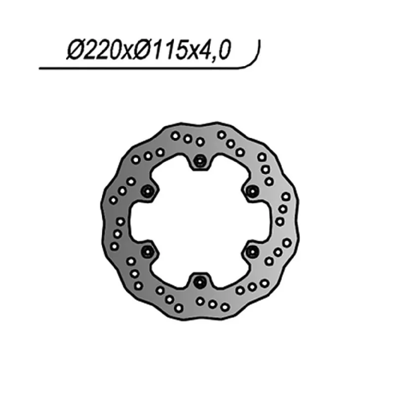 Prezzo Conveniente NG 422X Disco Freno YAMAHA DT R LC (3PY) 125 CC 89/92