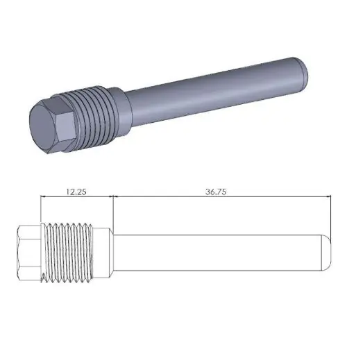 Perno pinza freno Gas Gas MC-F 300 14-15 anteriore Moto Master Ultimissimo Modello