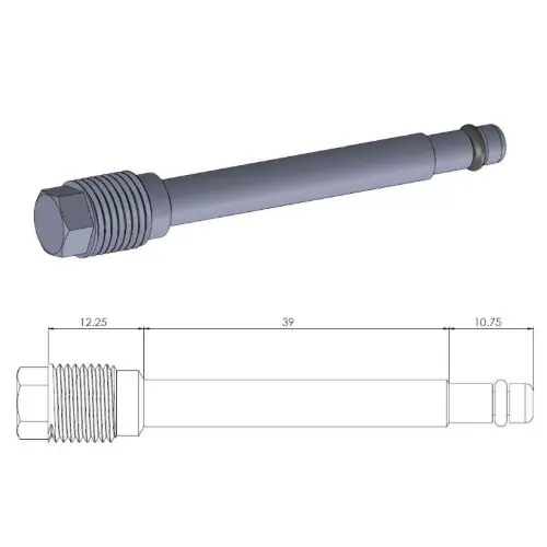 Direttamente Dal Produttore Perno pinza freno Honda CRF 250R 04-25 posteriore Moto Master
