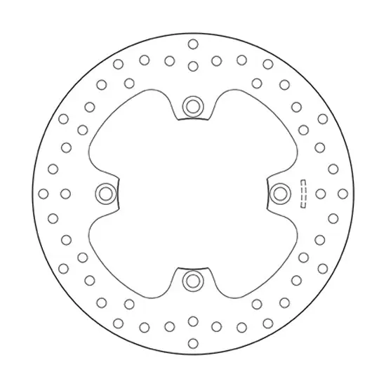 Prezzo Ridotto Disco freno posteriore Brembo Serie Oro Beta RR 498 12