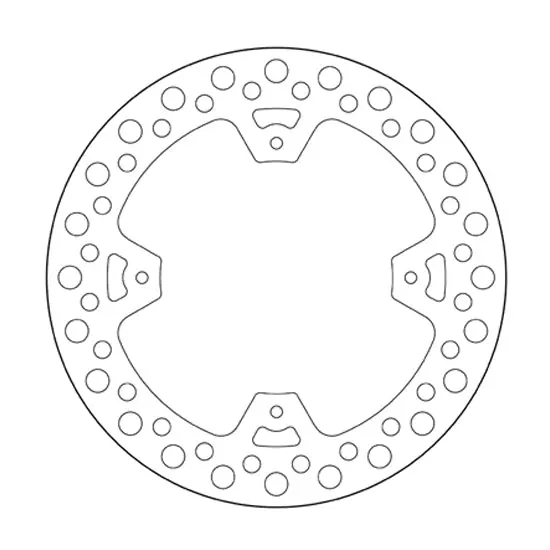 Disco freno posteriore Brembo Serie Oro Honda CRF 450R 02-25 Esclusivo