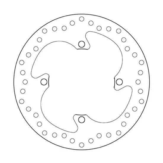 Disco freno posteriore Brembo Serie Oro Kawasaki KX 125 03-08 Soddisfatti O Rimborsati