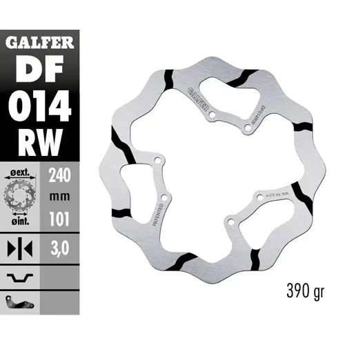 Disco freno anteriore Galfer Race Honda CR 125 95-07 Offerta Del Giorno