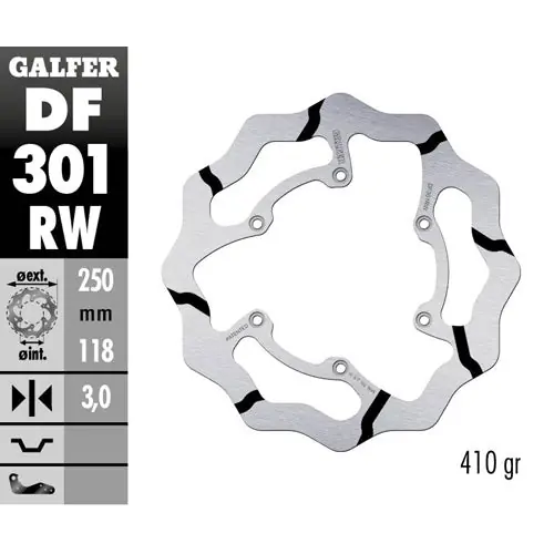 Disco freno anteriore Galfer Race Yamaha YZF 426 01-02 Nuova Collezione