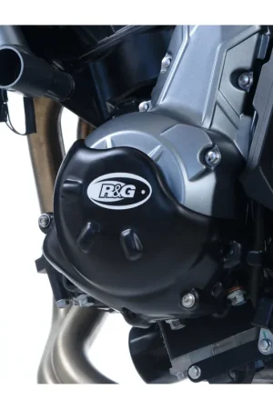 Vendita Finale cover protezione motore SX tipo "Slash Cut" - Kawasaki Z650 / Ninja 650 '17- SCC0001BK R&G
