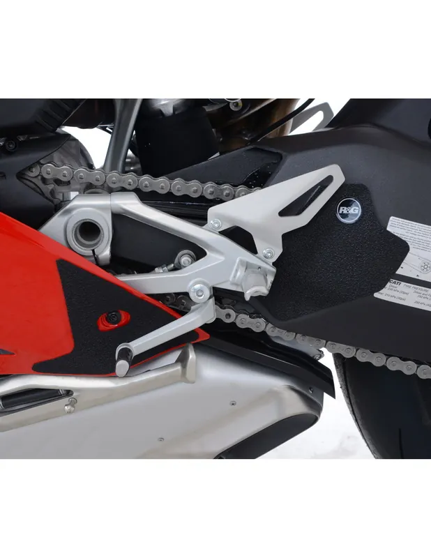 Super Prezzo Kit 3pz.adesivi anti-scivolo paratacco DUCATI Panigale V4(S) '18- / V4R '19- - nero