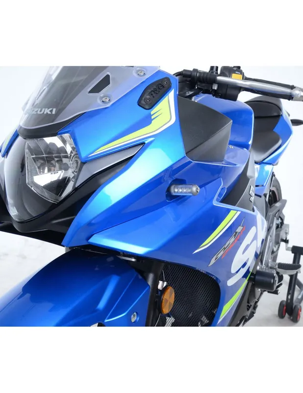 Prezzo Basso Adattatori per minifrecce anteriori per Suzuki GSX250R '17- - uso con minifrecce (minifrecce non incluse) R&G