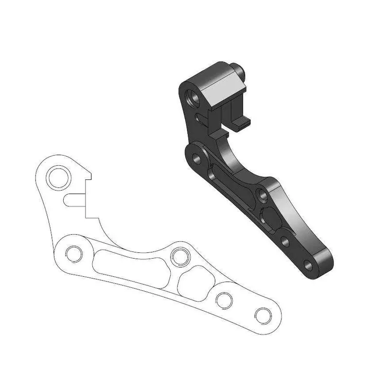 Spedizione Espresso Distanziale pinza freno Sherco 300 SEF-R 14-23 anteriore 270 mm - Moto Master