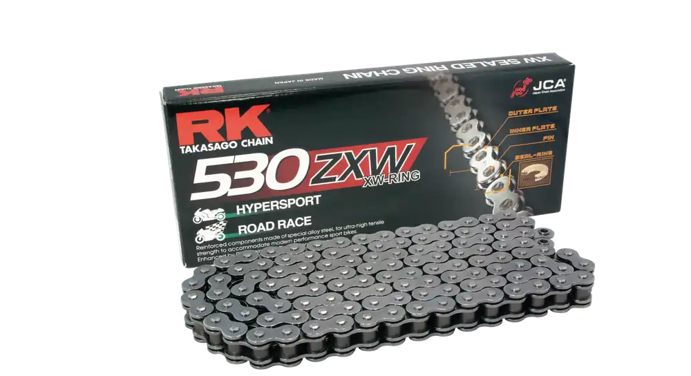 Nuovo Arrivo Rk Takasago Catena di Trasmissione 530ZXW-118 CLF 118 maglie
