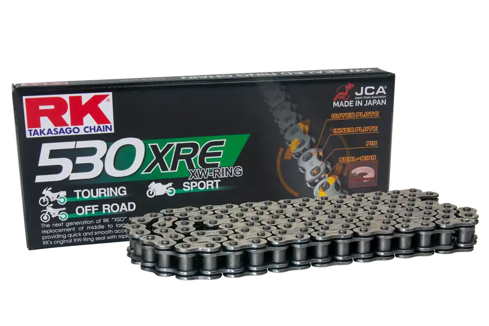 Nuovo Arrivo Rk Takasago Catena di Trasmissione 530XRE-108 CLF 108 maglie