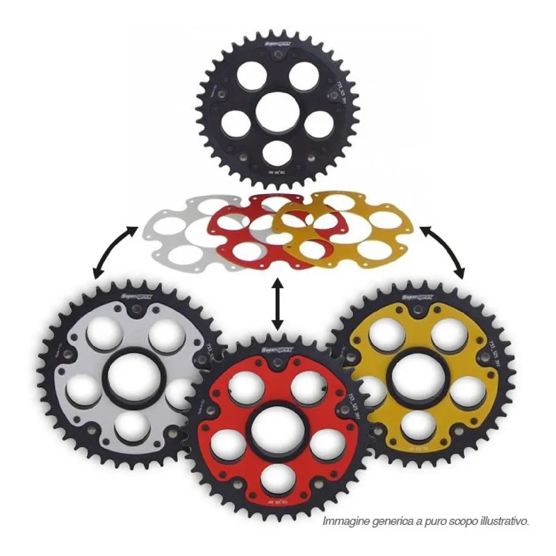 Supersprox Corona EDGE Passo 530 40 denti DUCATI Multistrada 1200 CC 10/17 Offerta
