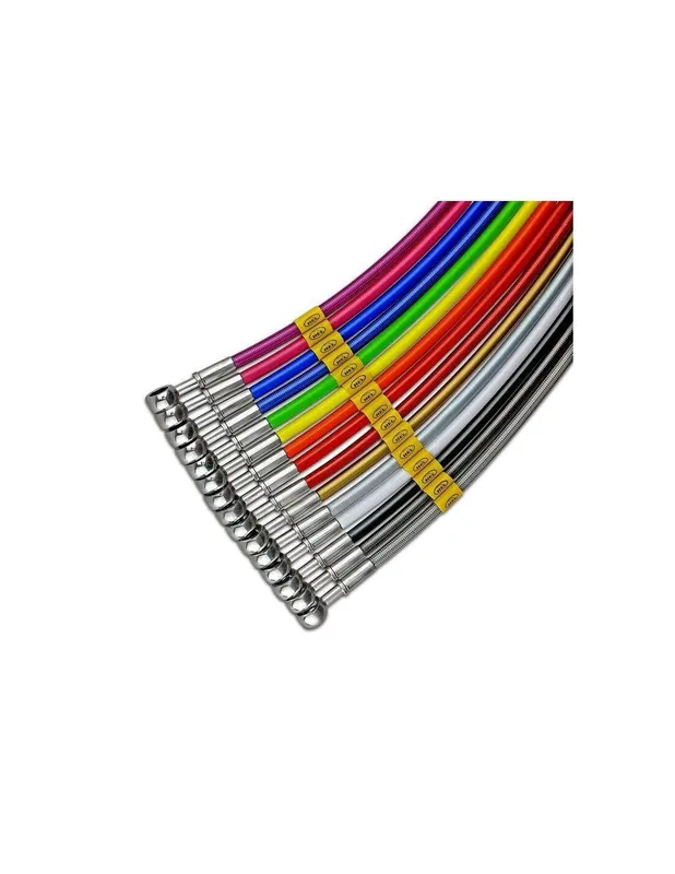 A Buon Prezzo Tubo freno 1 tubi Set Up OEM (raccordo acciaio) Honda 125 CG125 Titan ES 2000 - 2004 HEL