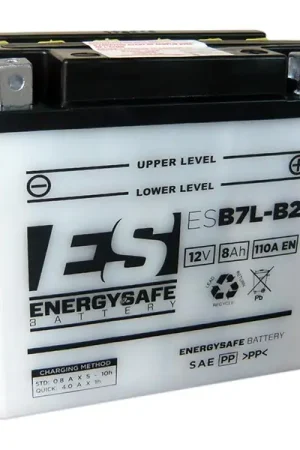 Batteria Moto Energysafe ESB7L-B2 12V/8Ah senza acido a corredo Prezzo Ridotto