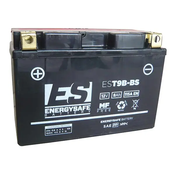 Prezzo Conveniente Batteria Moto Energysafe EST9B-BS (Sigillata Con Acido A Corredo) 12V/8Ah