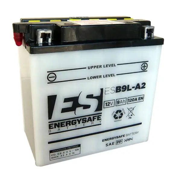 Non Perdere Batteria Moto Energysafe ESB9L-A2 12V/9Ah senza acido a corredo