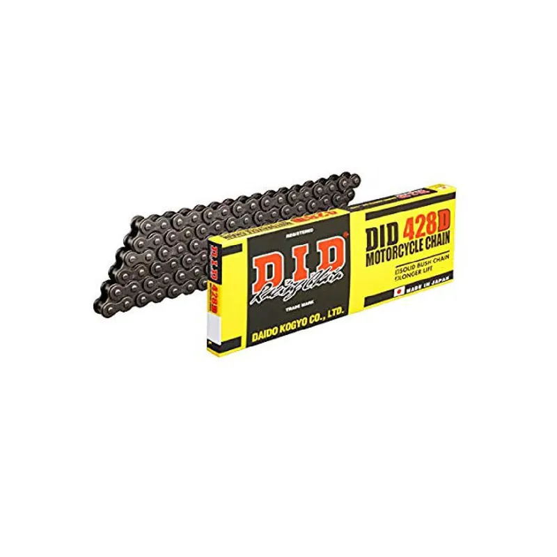 Compra Online DID Catena di trasmissione 428 (Black & Black) 64 maglie con giunto a clip (RJ)