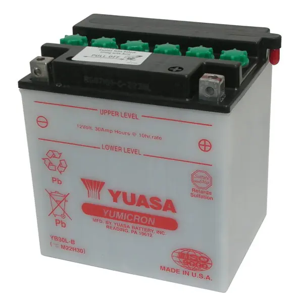 Batteria Moto YUASA YB30L-B 12V/30Ah senza acido a corredo Ultime Pezzi