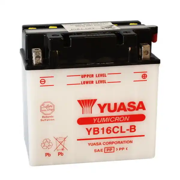 Compra Adesso Batteria Moto YUASA YB16Cl-B 12V/19Ah senza acido a corredo