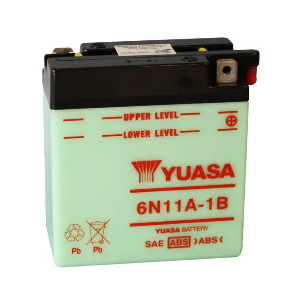Direttamente Dal Produttore Batteria Moto YUASA 6N11A-1B 6V/11Ah senza acido a corredo