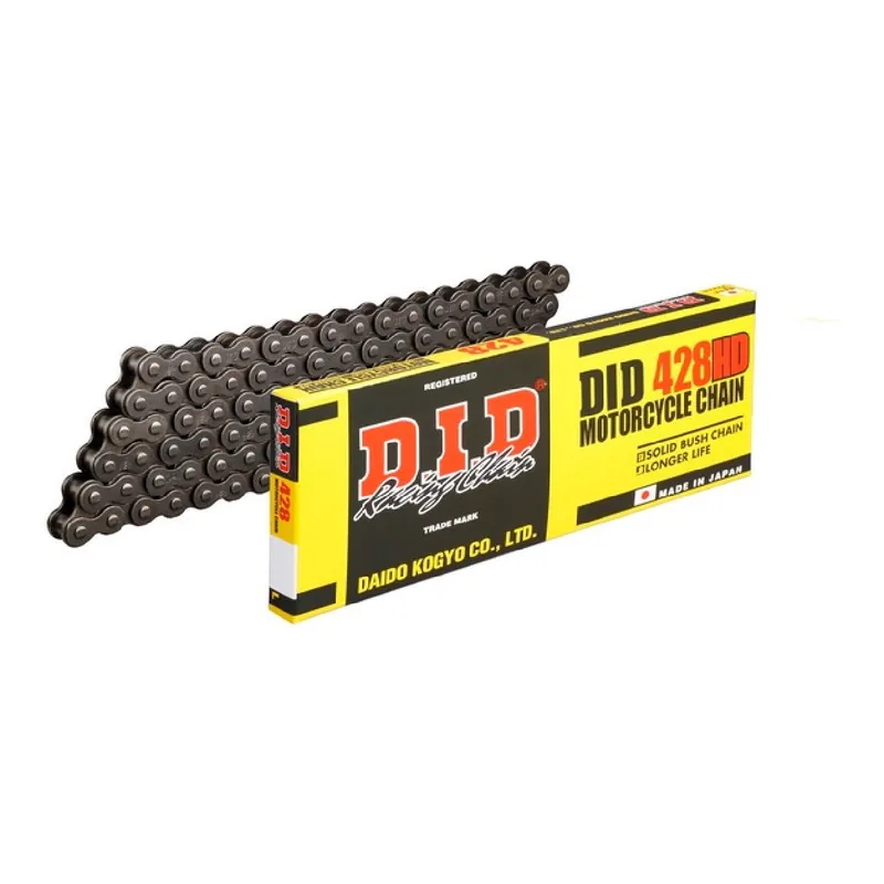 DID Catena di trasmissione 428H Black & Black 126 maglie con giunto a clip RJ Compra Oggi Stesso