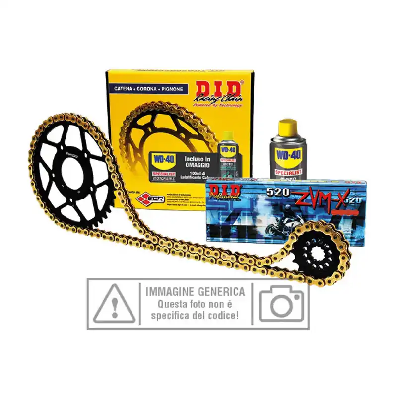 DID Kit trasmissione KAWASAKI Z 440 80/81 15-44-104 maglie 530 VX Compra Online